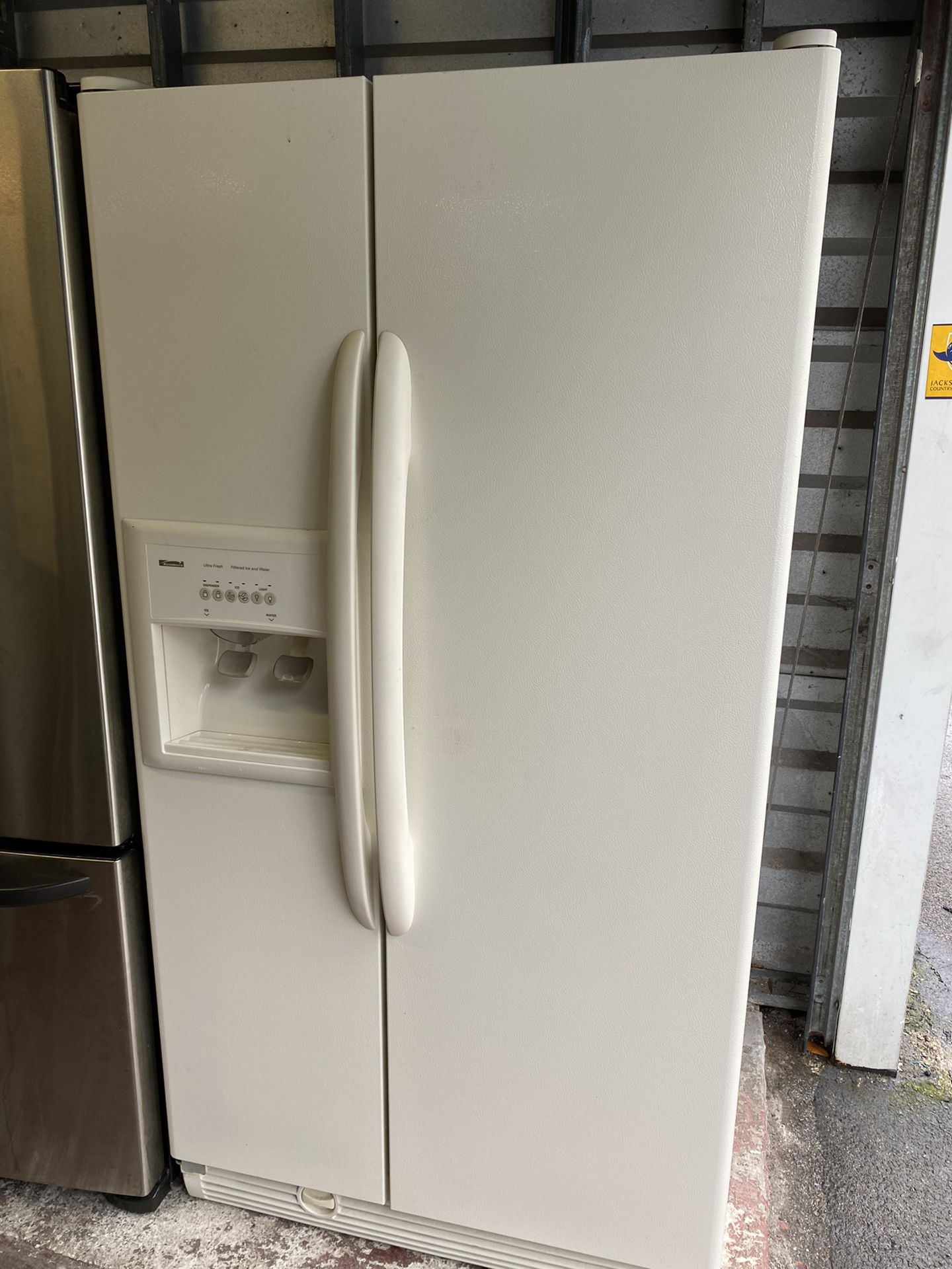 side by side refrigerator
