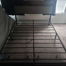 Queen Bed Frame.. MOVING OUT MUST PICK UP
