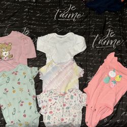 8pk Girls’ Infant Onesies And Sets 