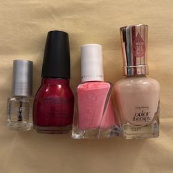 Four Nail Polishes