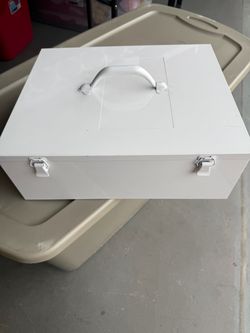 White Metal Box