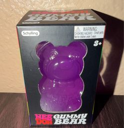 Authentic NeeDoh GUMMY BEAR The Squishy Squeezy Toy New Nee Doh