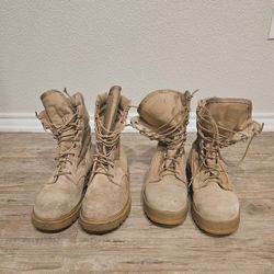 Men's Military Steel Toe Boots 9.5 & 10 