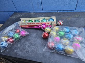 Mercury Glass Christmas Ornaments And Tree Topper