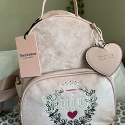 Juicy Couture Pink  Backpack.