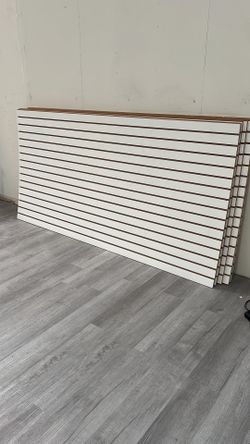 White Slatwall Panels 4ft x 8ft for Retail / Garage Storage (8 Available)