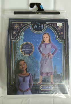 Asha Wish Movie Costume (Kids) / Disfraz Asha PelÃcula Wish (Niña)