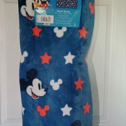 Disney Mickey 4th of July throw blanket 