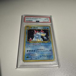Pokémon TCG Feraligatr Neo Genesis #160 Holo Rare Japanese, PSA 8