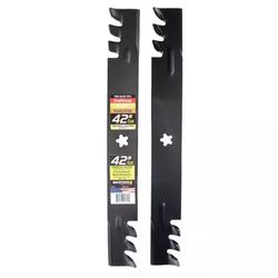 2 COMMERCIAL MULCHING BLADES FOR LAWN MOWERS