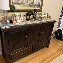 China Cabinet And Entry Table