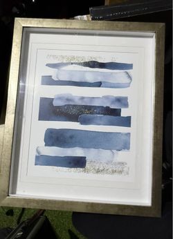 Two Framed Abstract Paintings