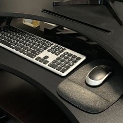 Wireless Keyboard and Mouse - Silver & Black