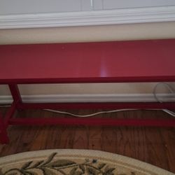 Red Plant Stand 