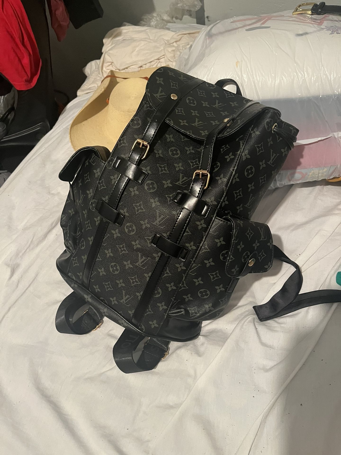 Black Louis Vuitton Back Pack 