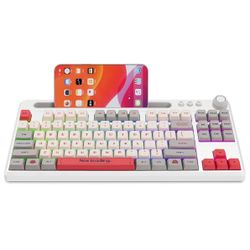 Hot Swappable Mechanical Keyboard with Phone Holder