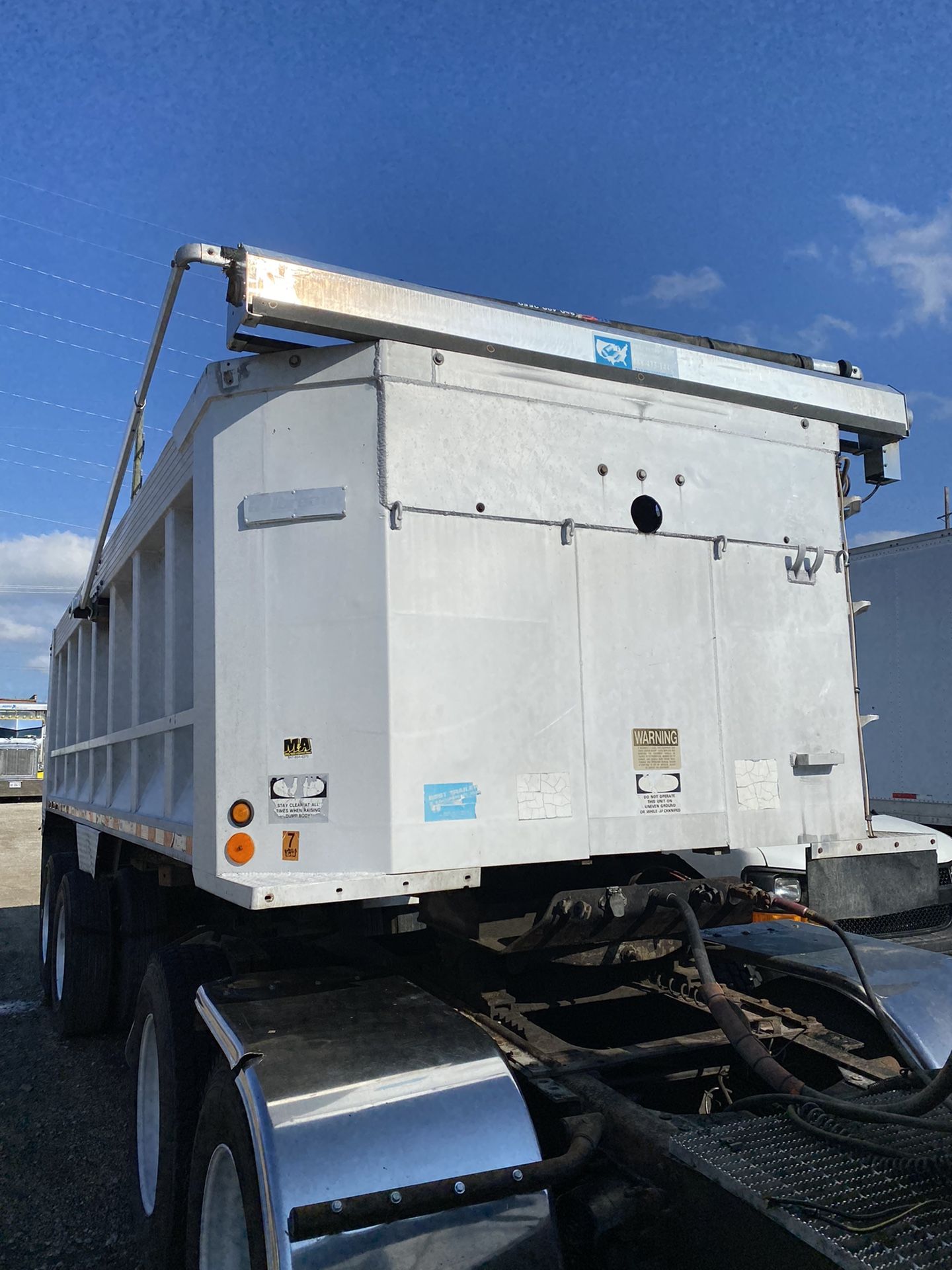 Aluminum Dump Trailer!