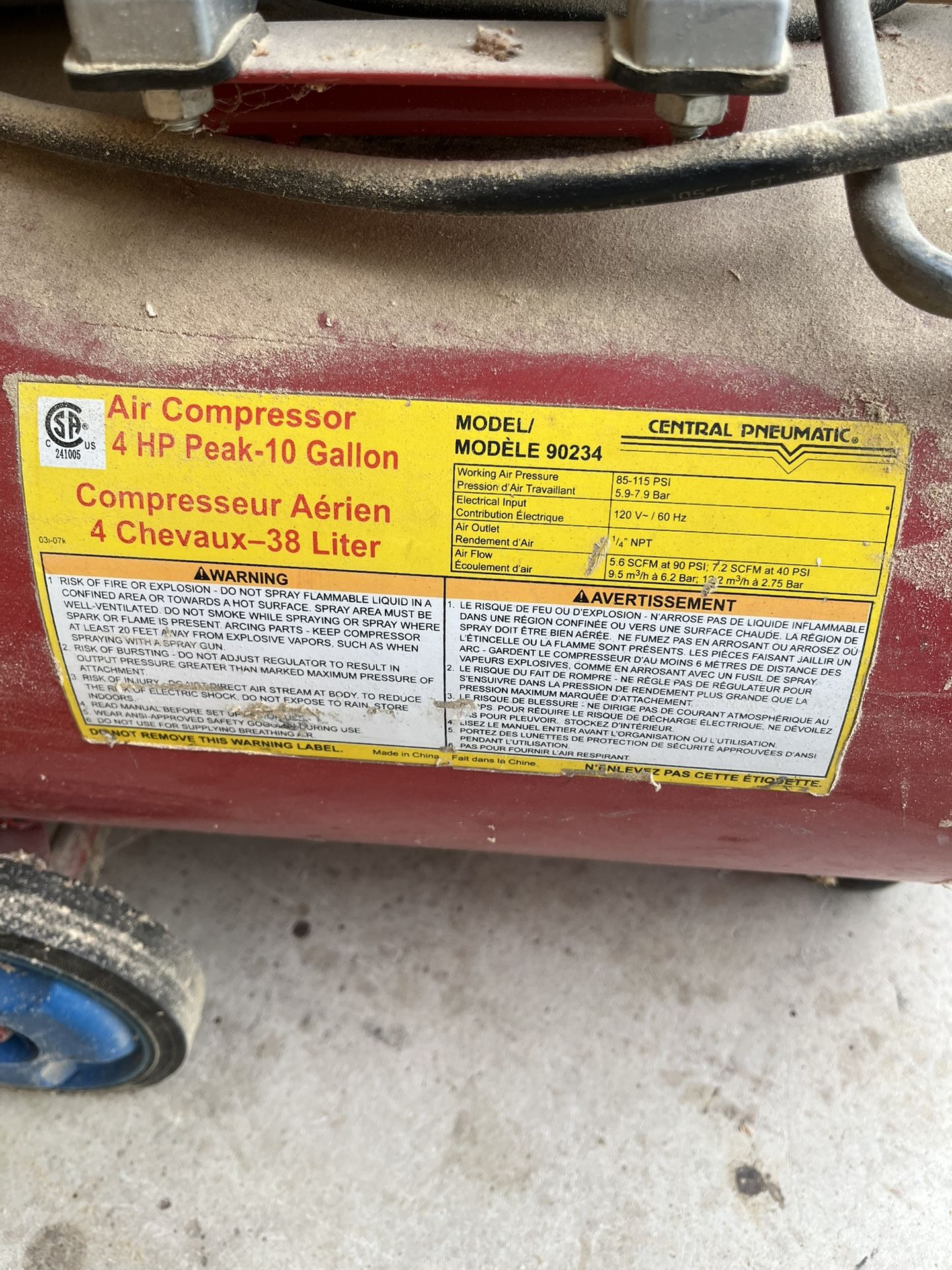 Air Compressor And Nailer