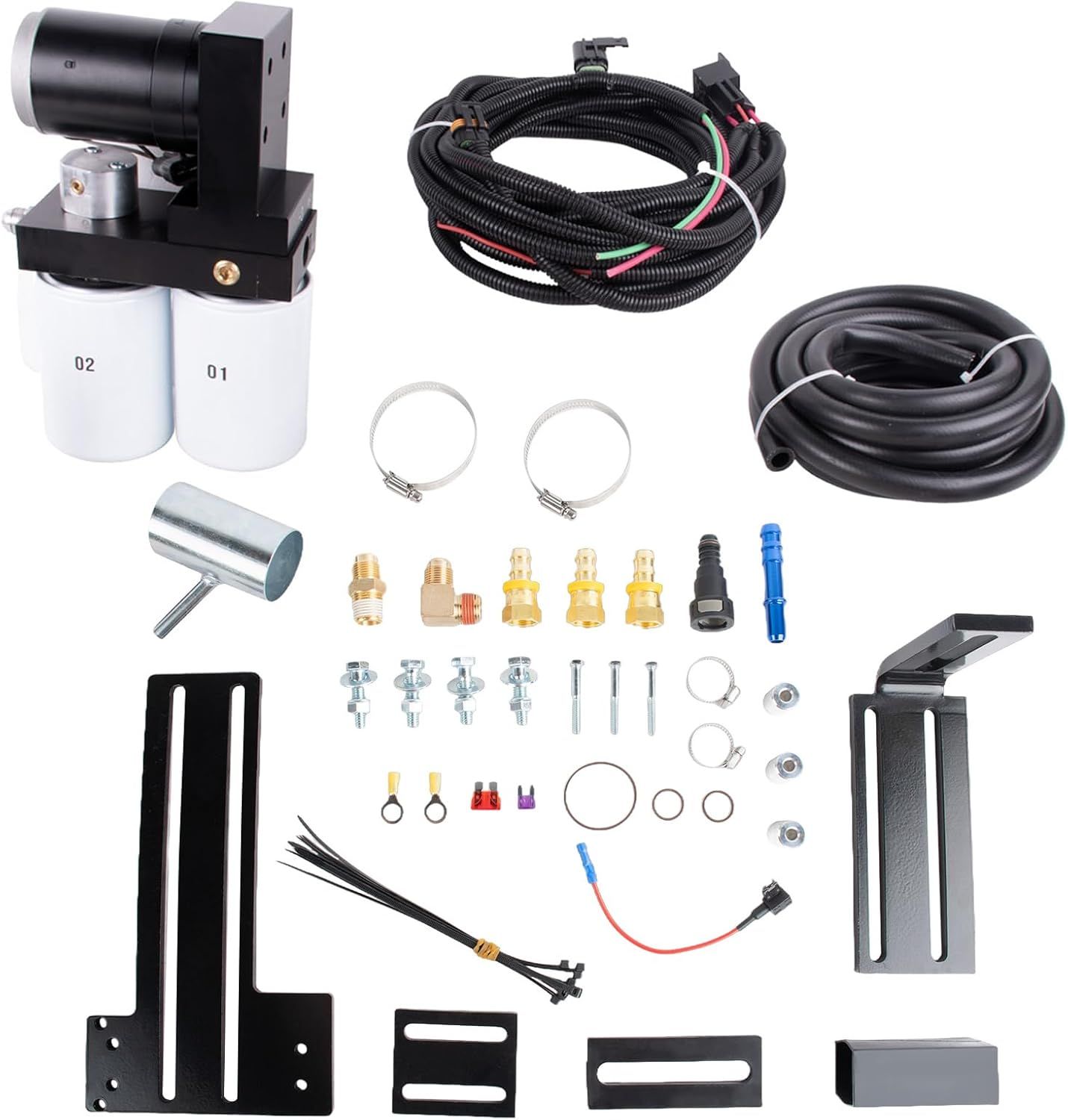 TSC10165G Diesel Fuel Lift Pump System Compatible with Chevrolet Silverado GMC Sierra Diesel