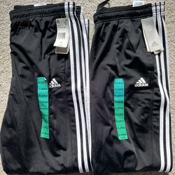 NEW and Used Adidas Track Pants Tricot Joggers Sweatpants Men’s XL. NEW with Tags