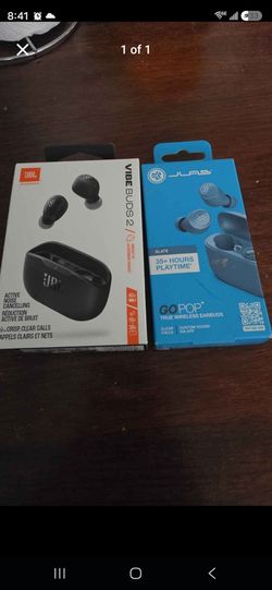 JBL Vibe Buds 2 & JLab Go Pop+ Earbuds Bundle