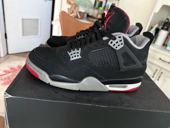 Air Jordan 4 Bred Suede