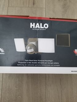 Halo Solar Motion Sensor Outdoor Security Lights 