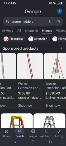 28ft ladder worth 800