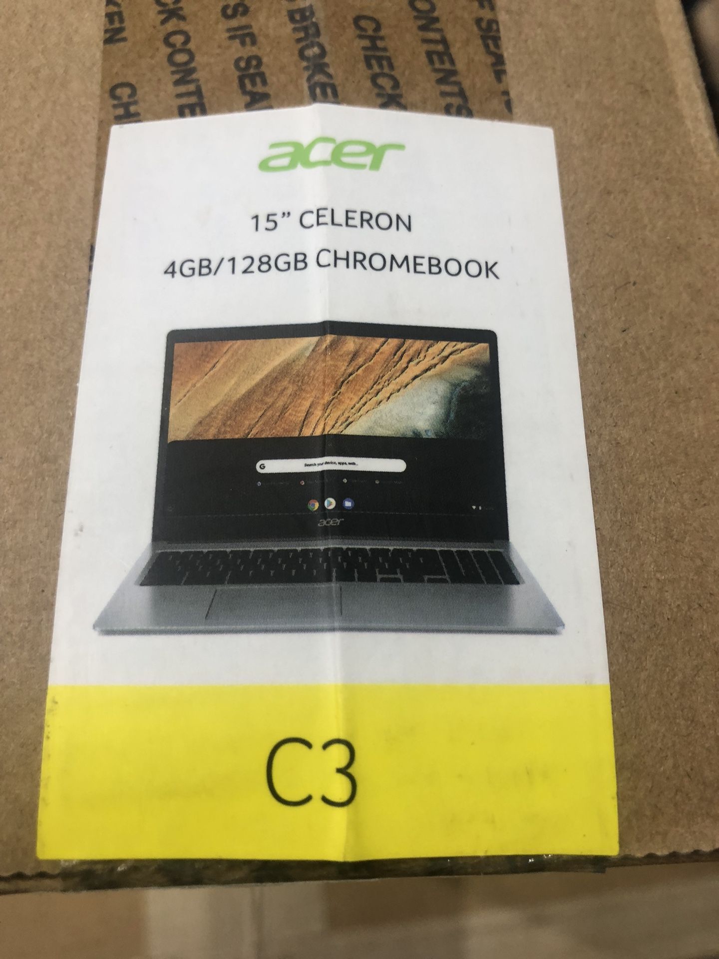 Chromebook Acer 4GB/128GB