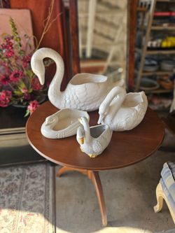 Vintage Swan/Duck/Goose Planters