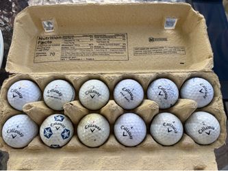 Used Callaway & Titleist golf balls (24)