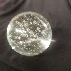 Art Glass Round Clear 2 1/2”