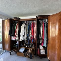 Stunning Antique French Armoire 