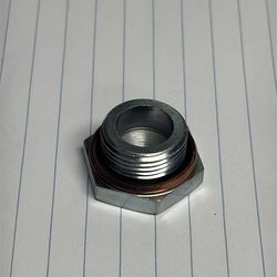 1928 Ford Model A oil pan drain lug