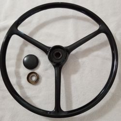 1975 CJ5 Steering Wheel Black