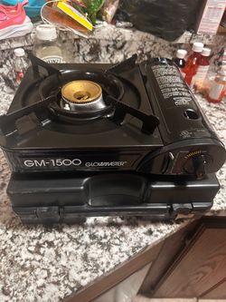 Very practical portable stove, easy to use, with a carrying case for easy transport