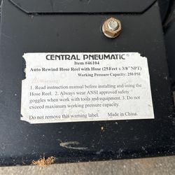 Pneumatic Hose Reel