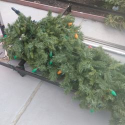 Different Color Big Bulbs Little Bulbs Christmas Tree With Stan Stack Each One On Top Of Each Other Lights Up Asking $50 Text Me If You're Interested