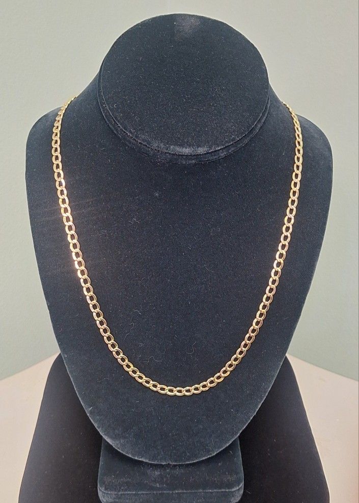 24" CURB CHAIN 14K YG / 9.1G