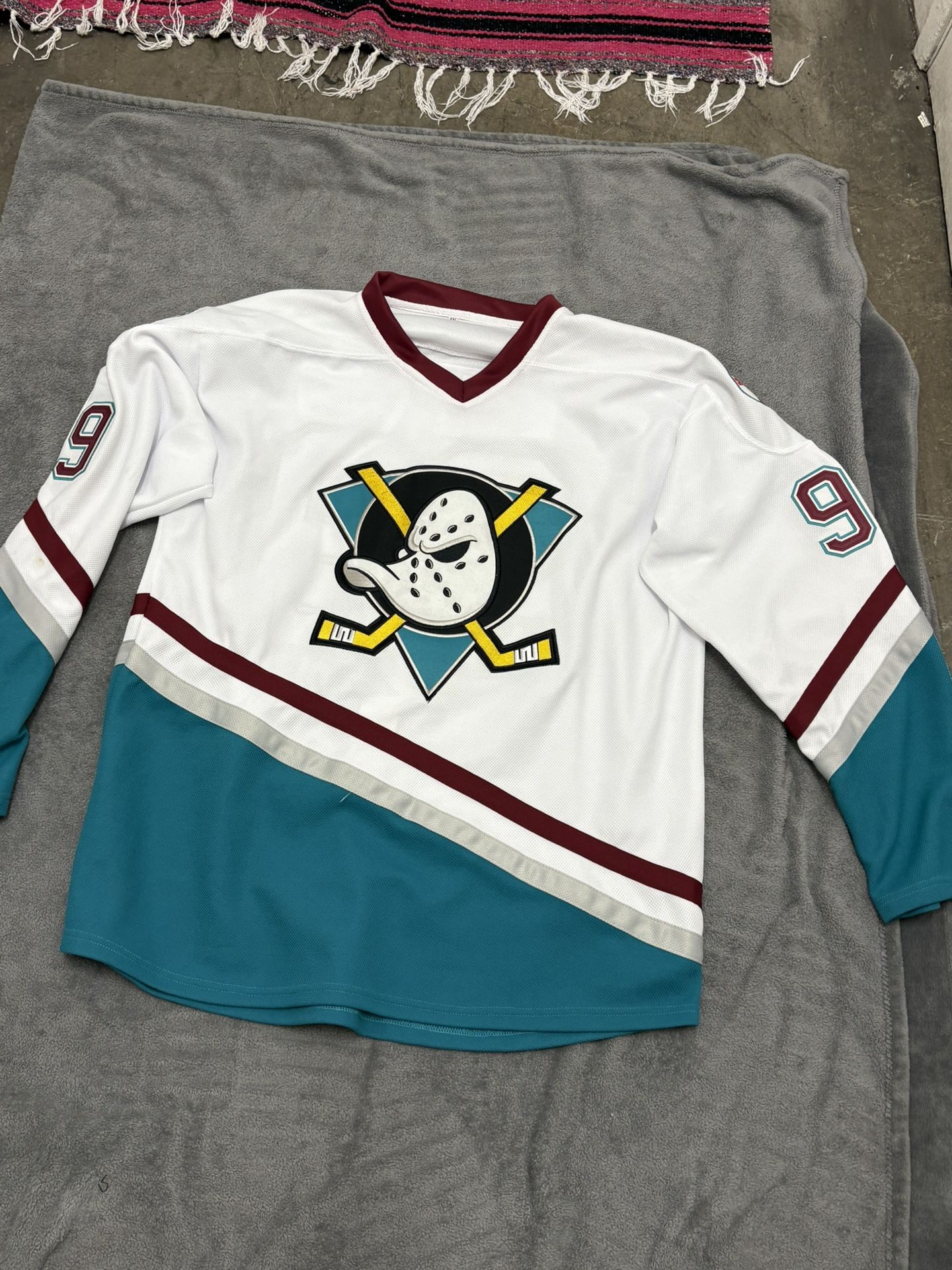 Anaheim Mighty Ducks Adam Banks From The Movie Jersey XXL