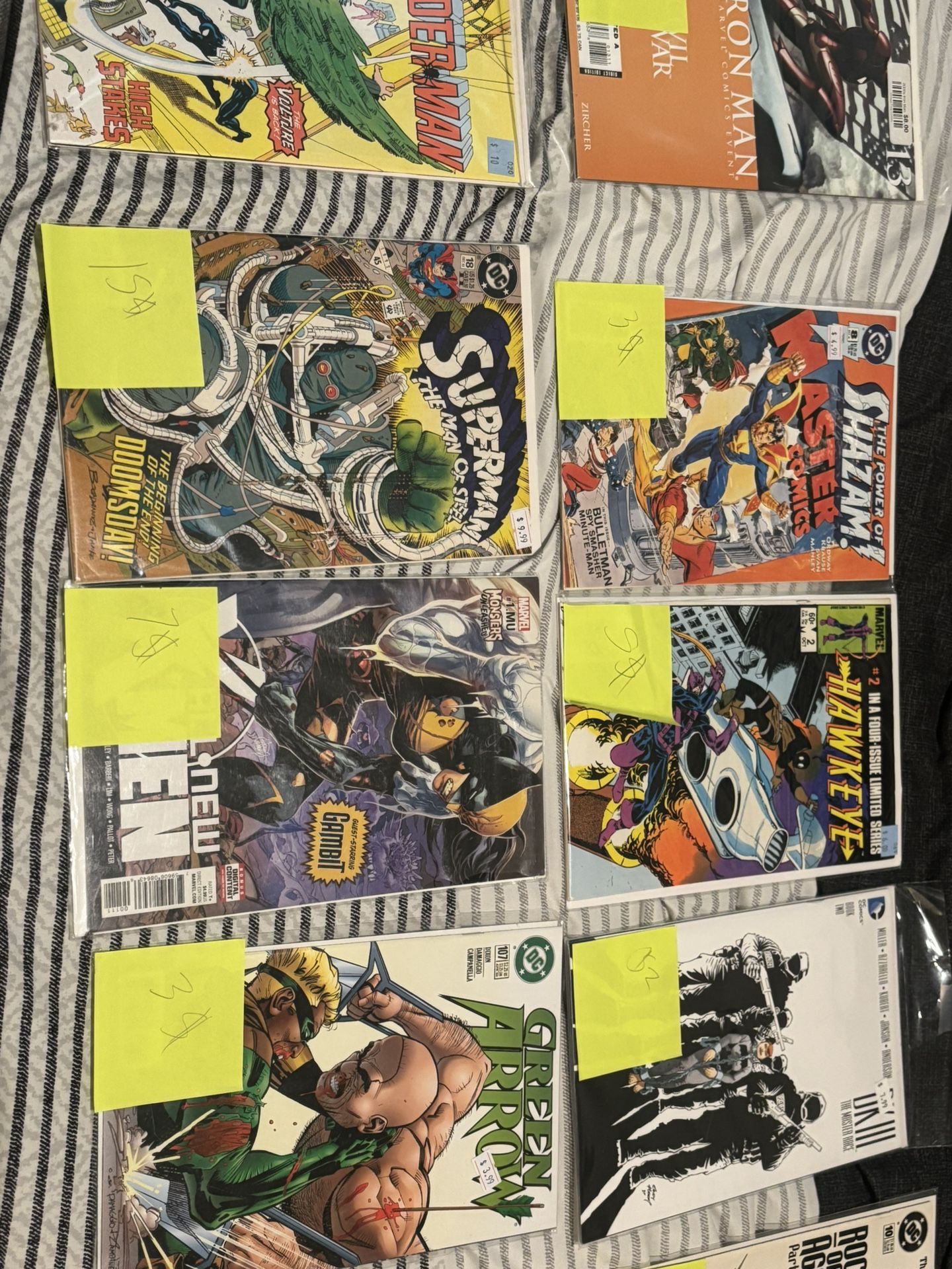 Comic Book Lot $3-$15