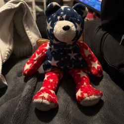 Liberty Bear Beanie Baby 