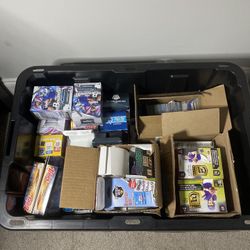 Big Sports Card Lot 22-24 Panini Topps Donruss Blaster Boxes Hanger Packs Etc