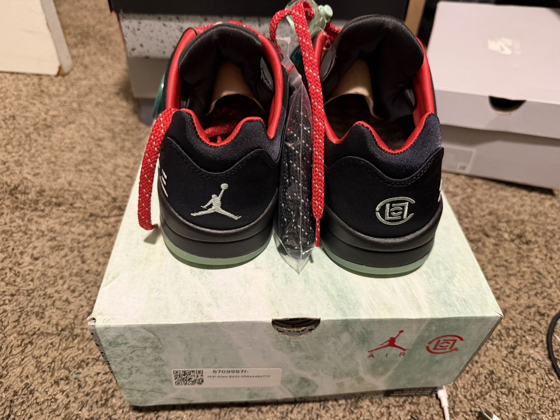 Jordan 5 Retro Low CLOT Jade display picture 1