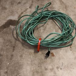 100’ Green Extension Cord 