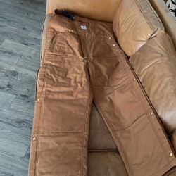 Carhartt Firm Duck Insulated Bib Overalls – Size L – NEW with Tags