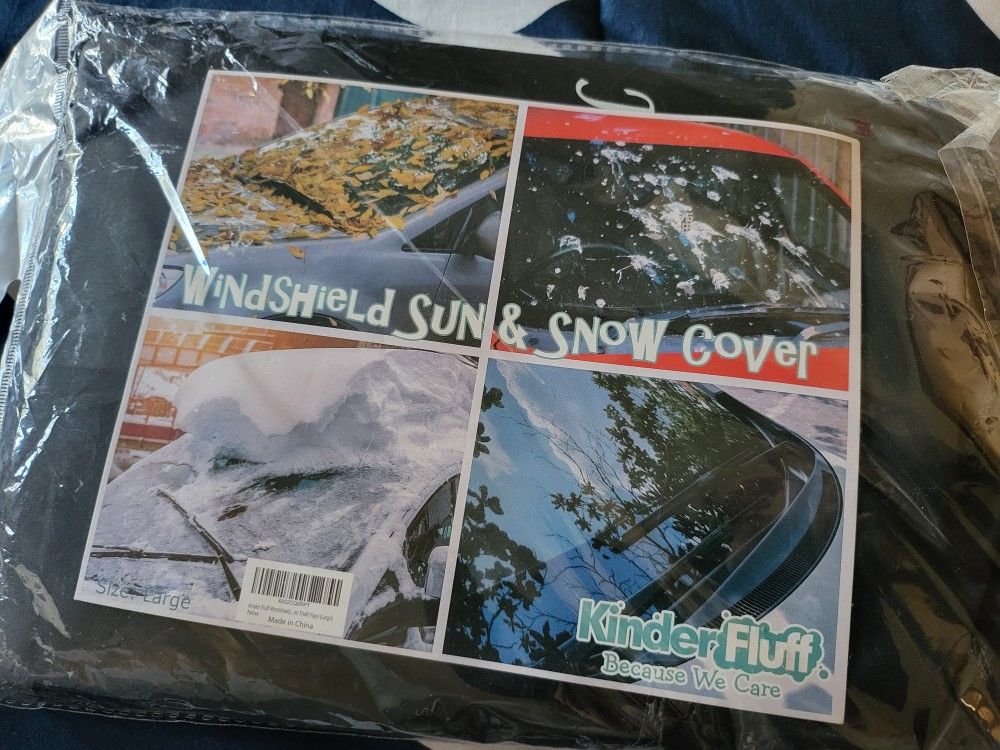Windshield Snow And Sun Cover-Certified Windshield Cover to Block 99.93% UVR- 8 N35 Anti-Scratch Magnets