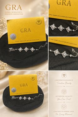 2CT GRA Certified Custom Moissanite Bracelet