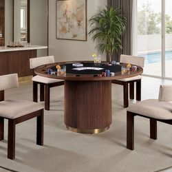 Frascone Brown 5 Pc. Dining Table Set