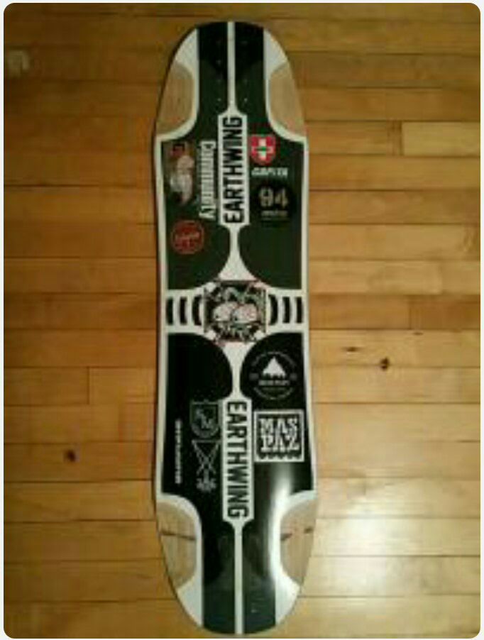 Longboard skateboard deck